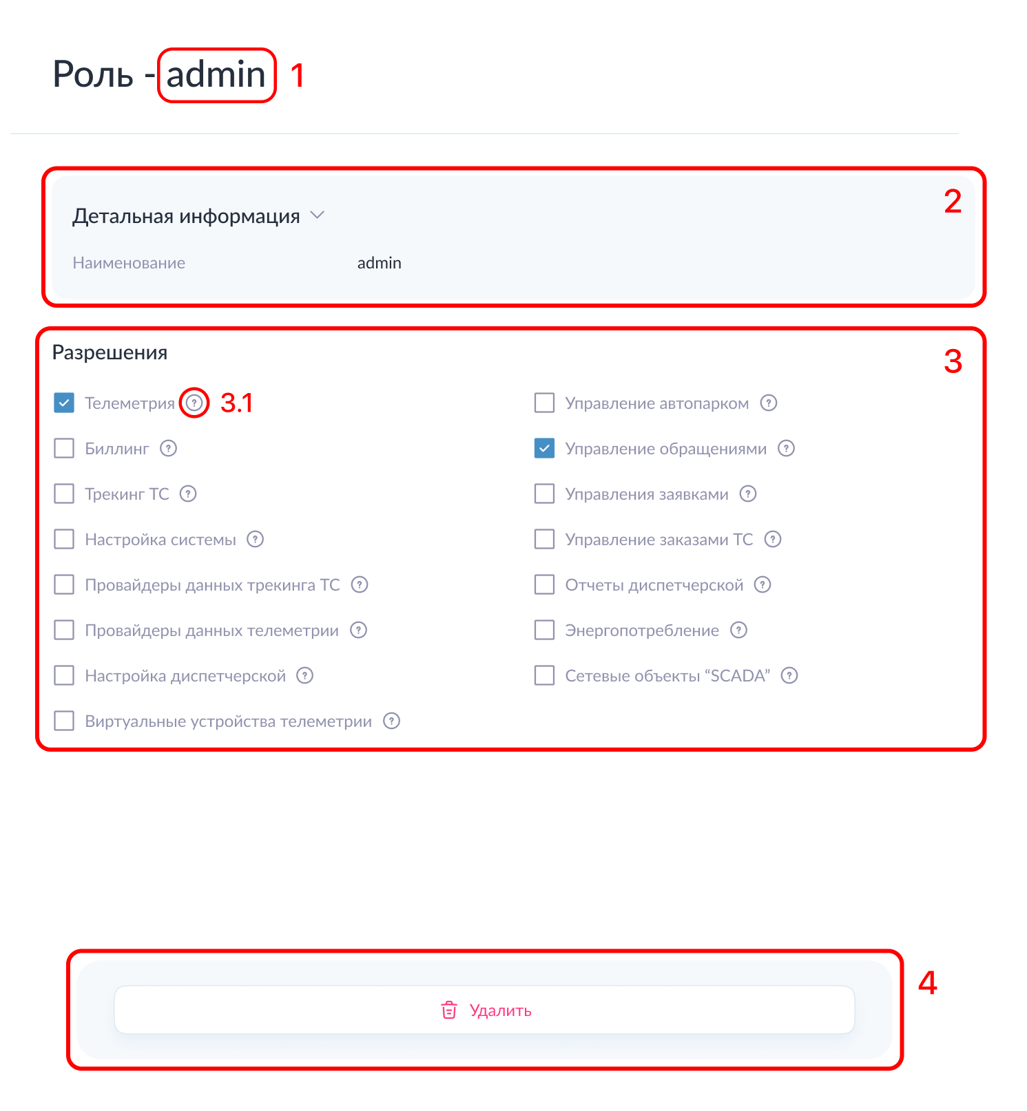 Модальная форма роли Модальная форма роли