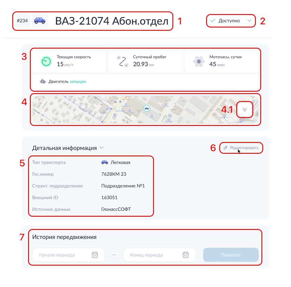 Модальная форма ТС Модальная форма ТС