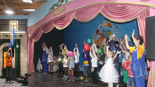 Открытие детского города профессий Кидбург