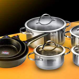 Дарим 20% на наборы посуды